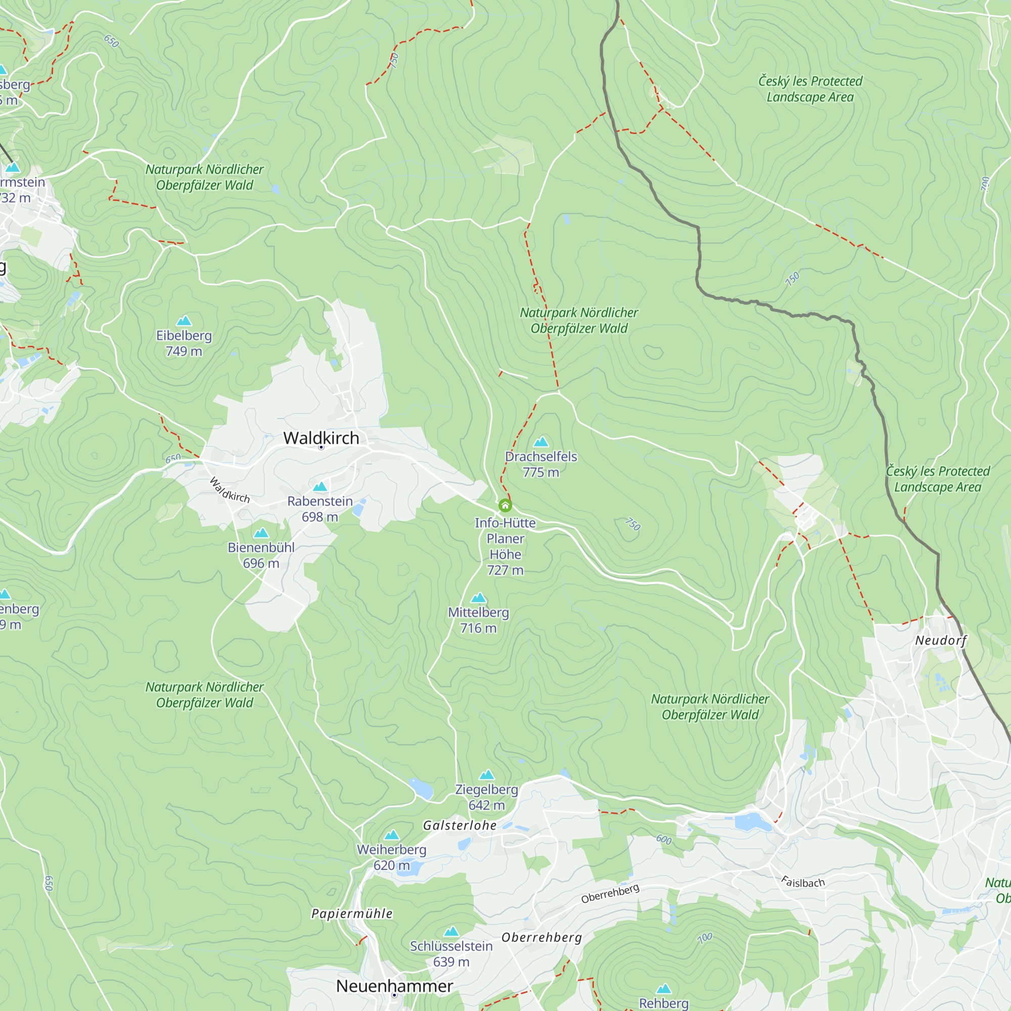 Info-Hütte Planer Höhe map