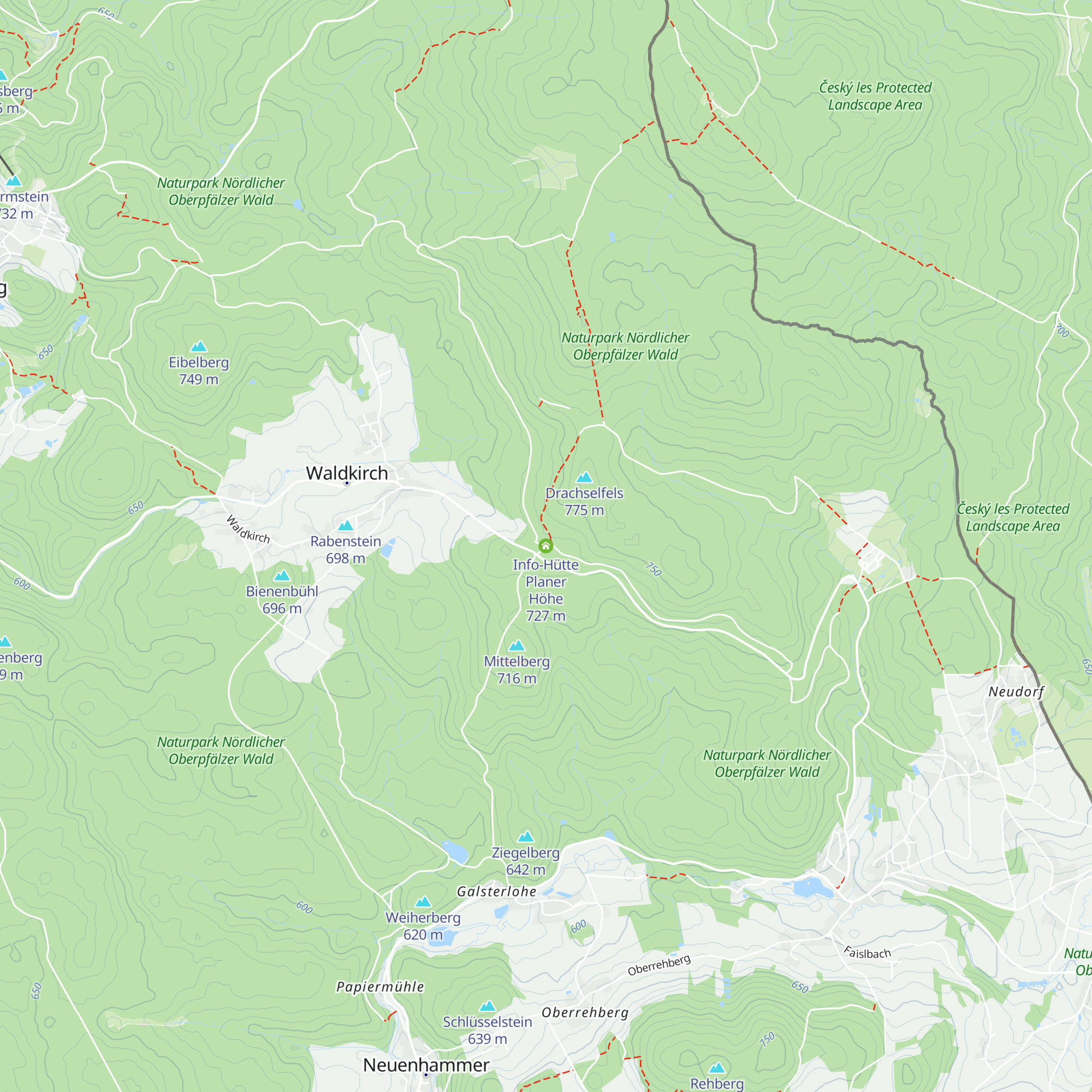 Info-Hütte Planer Höhe map