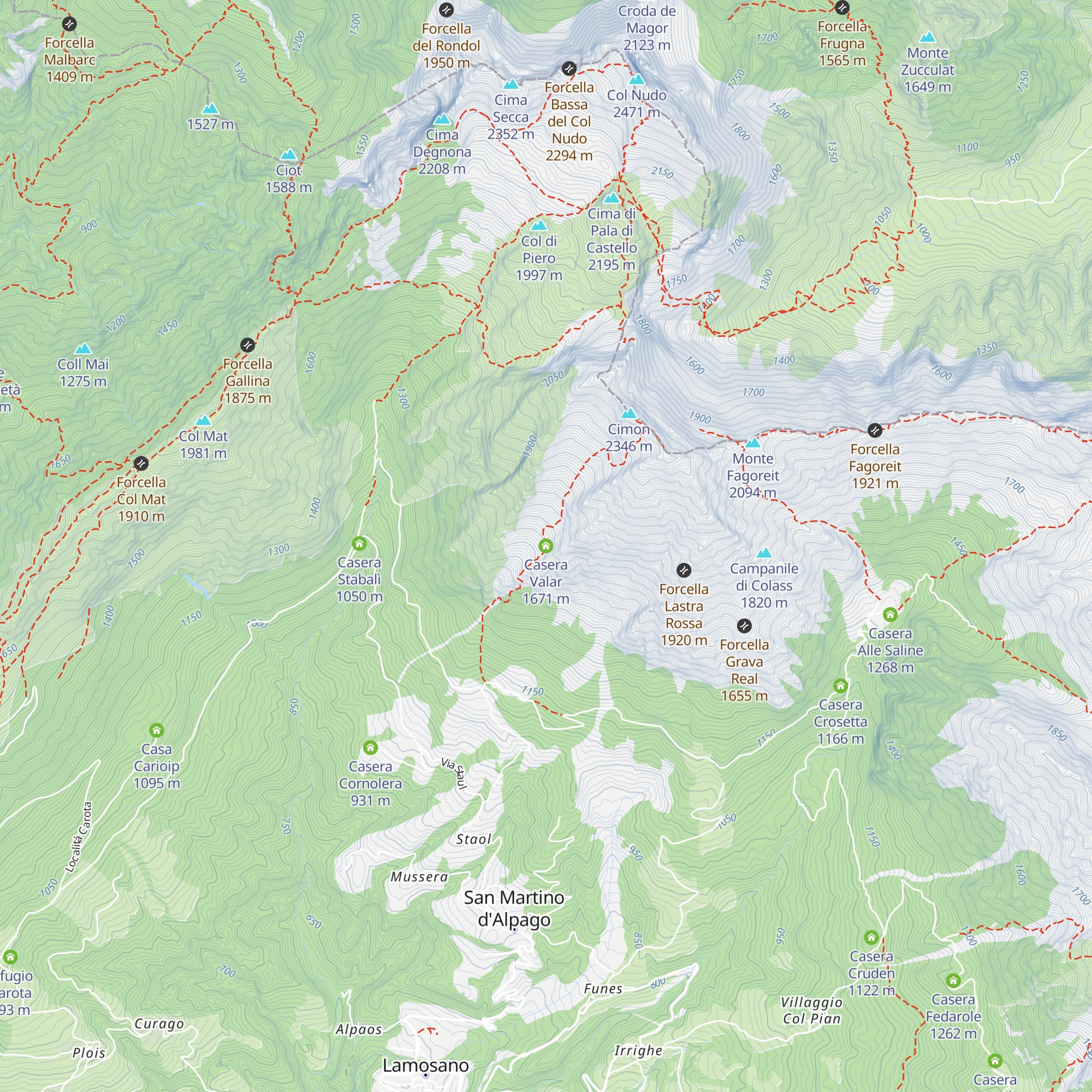 Casera Valar map