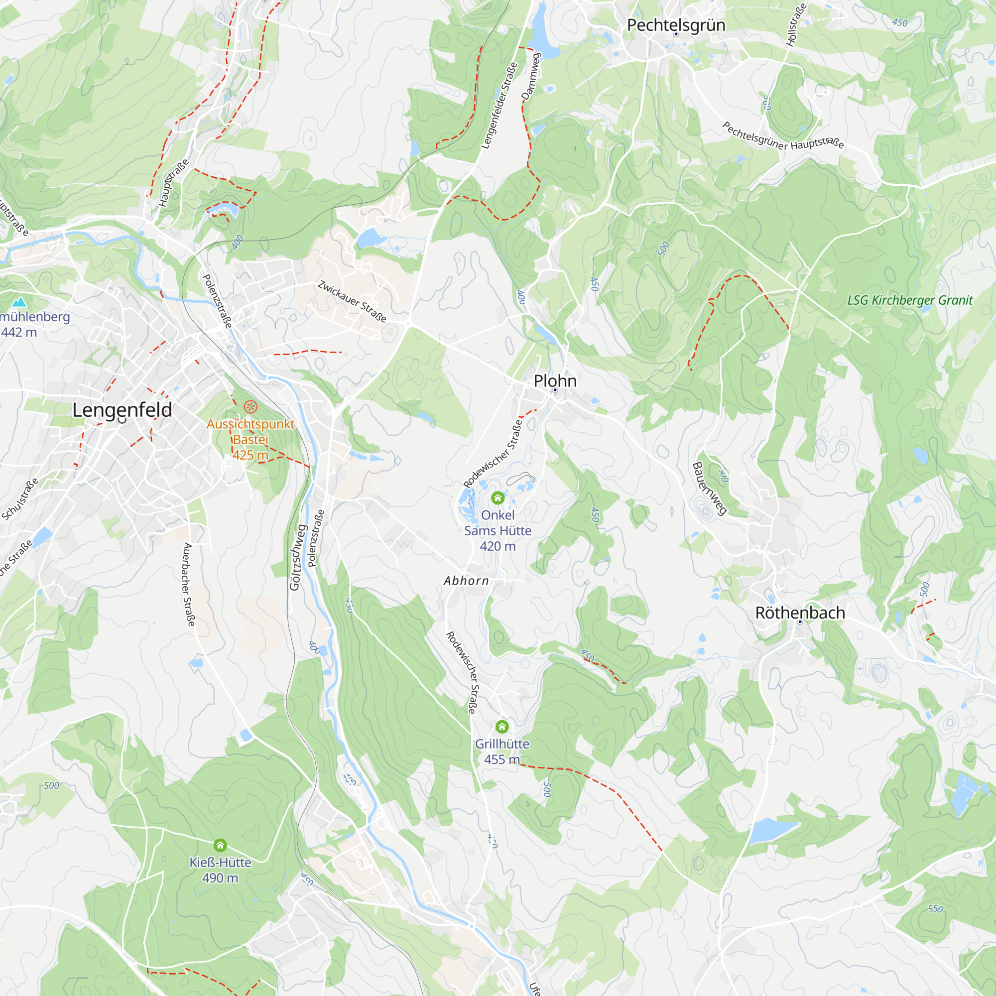 Onkel Sams Hütte map