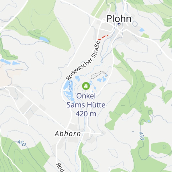 Map of Onkel Sams Hütte