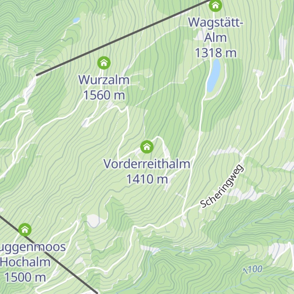 Map of Vorderreithalm