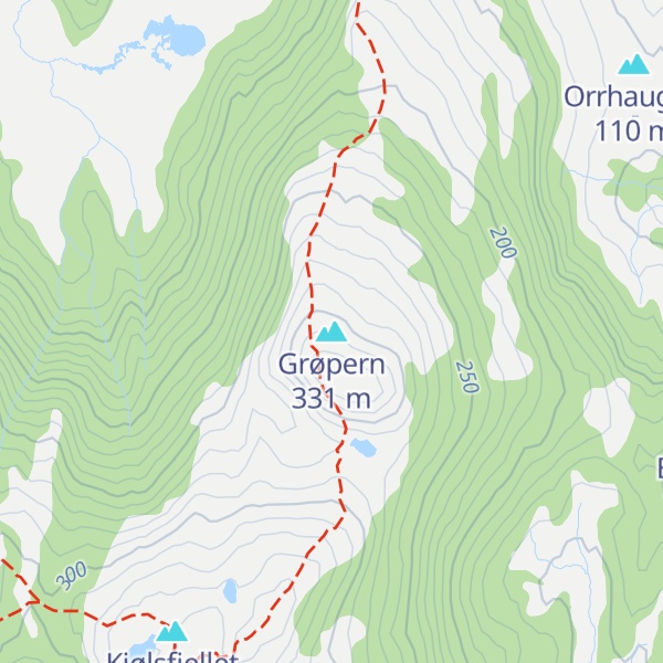 Map of Grøpern