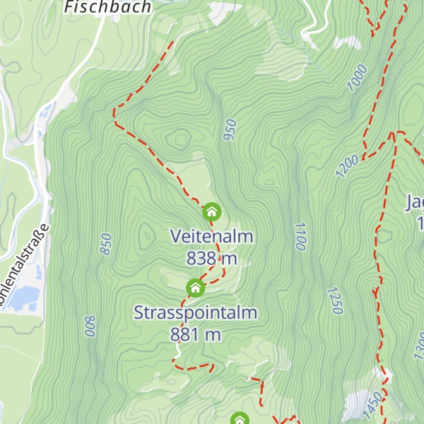 Map of Veitenalm