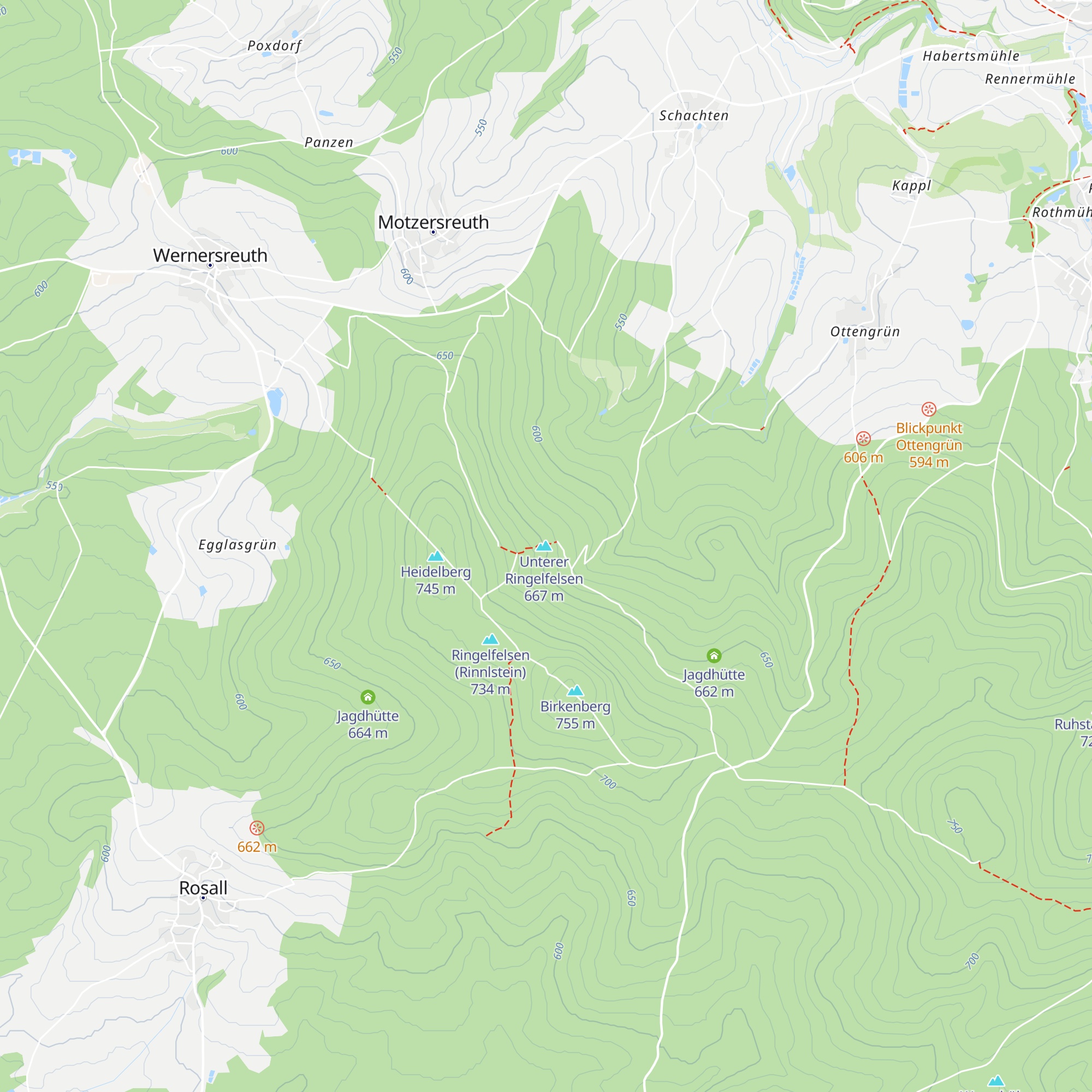 Ringelfelsenhütte map