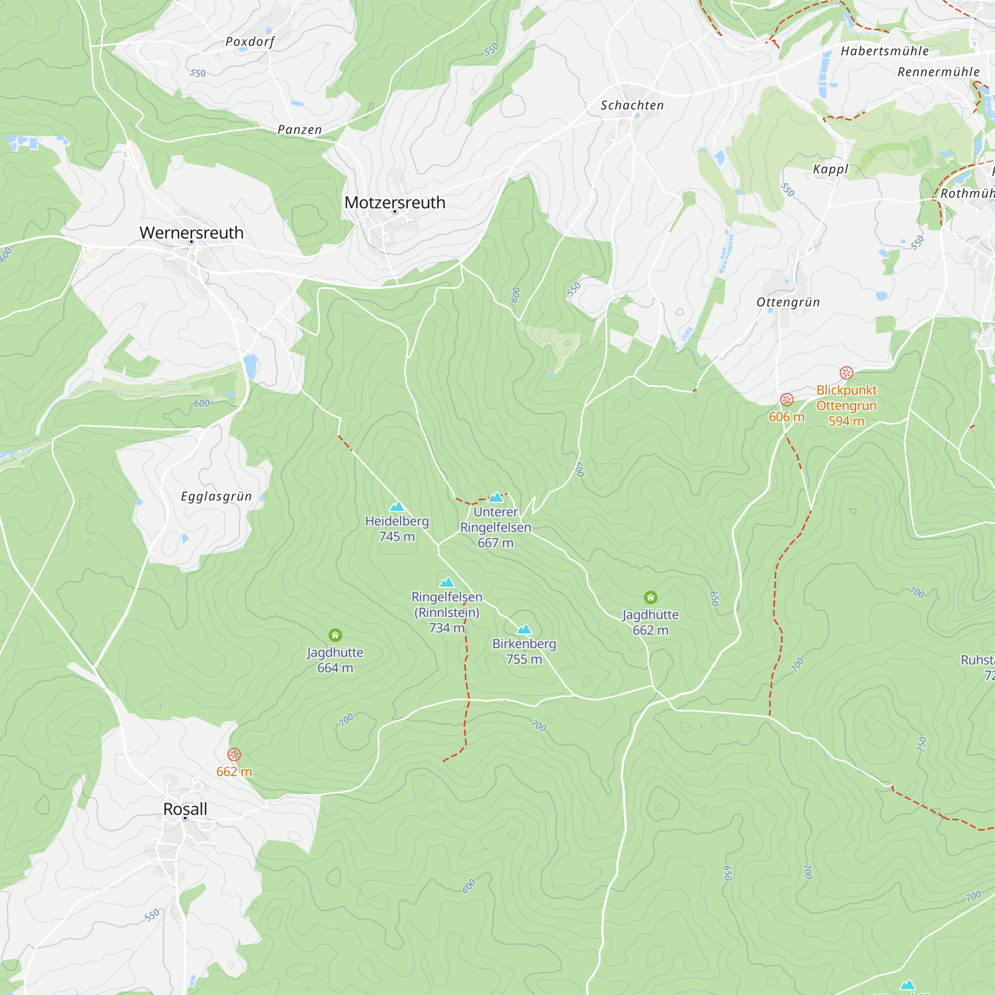 Ringelfelsenhütte map