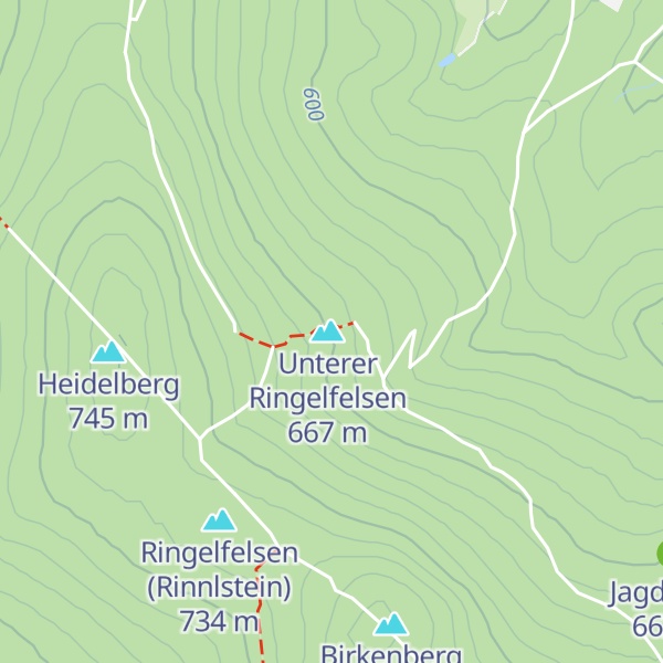 Map of Ringelfelsenhütte