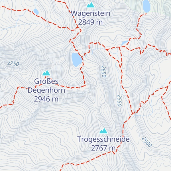 Map of Kleines Degenhorn