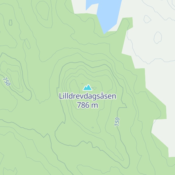 Map of Lilldrevdagsåsen