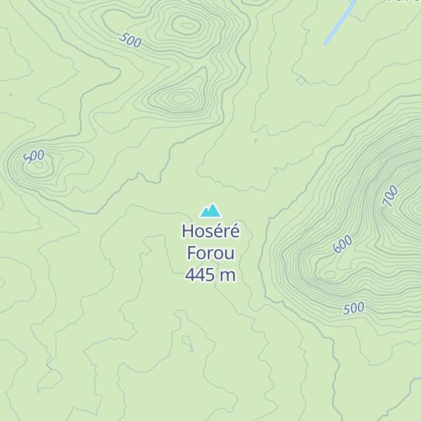 Map of Hoséré Forou