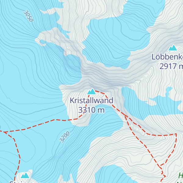 Map of Kristallwand