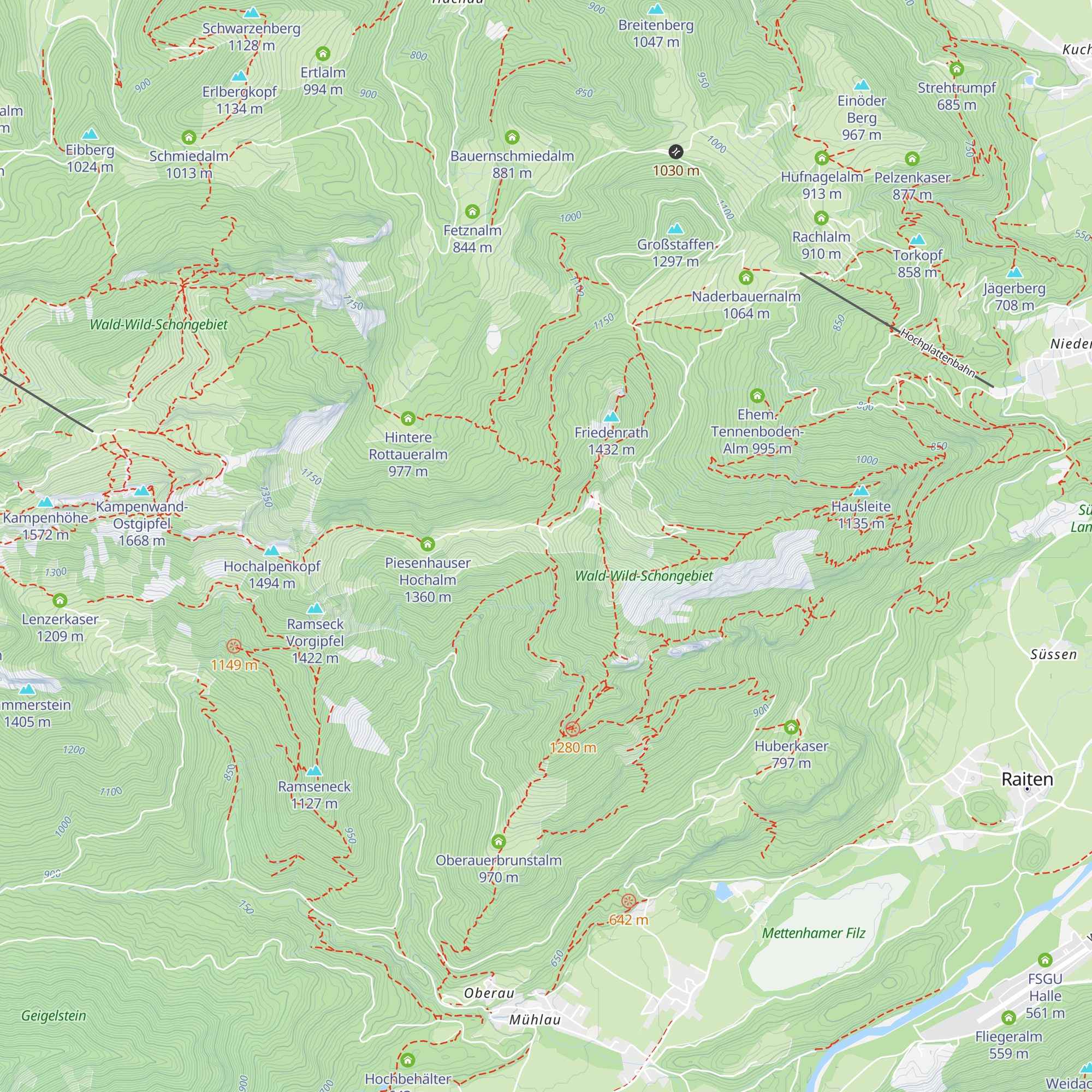 Bergwachthütte map