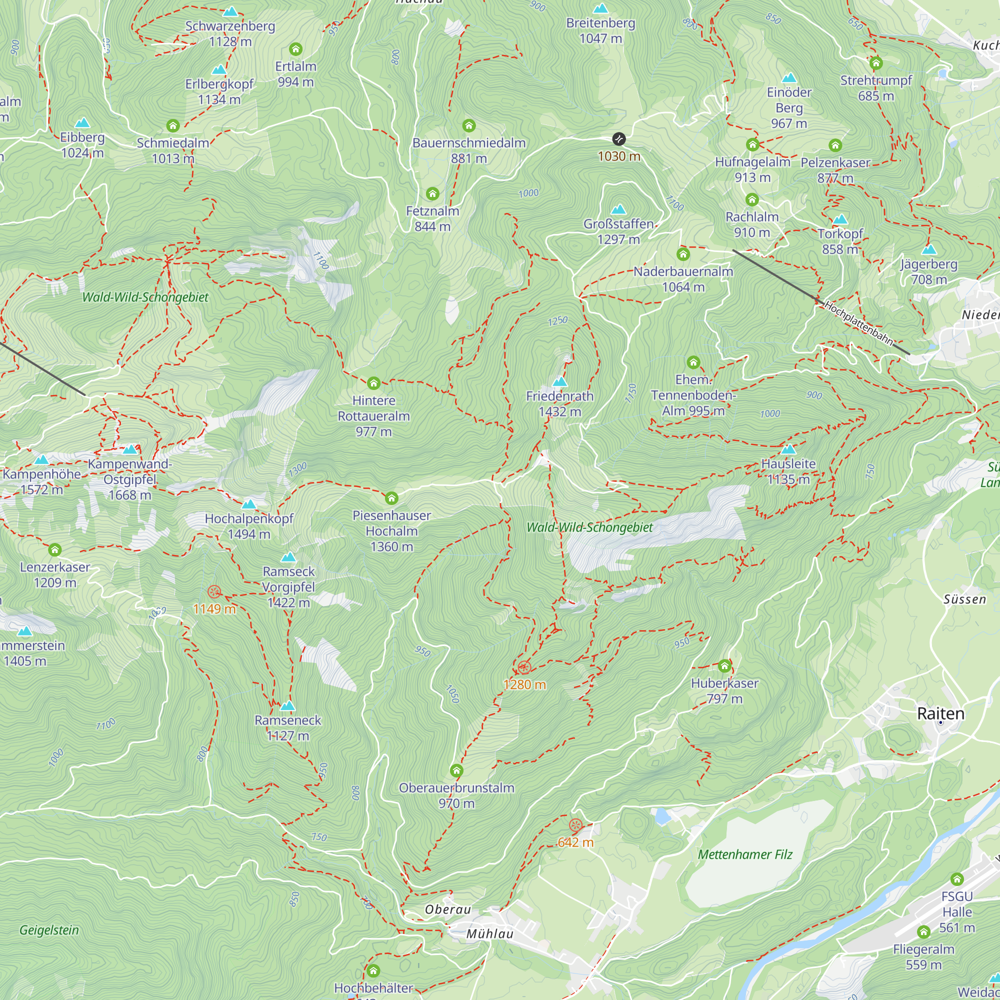 Bergwachthütte map