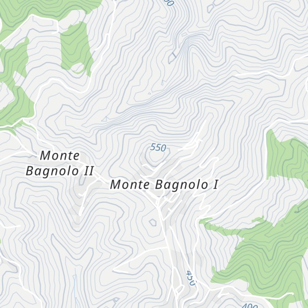 Map of Monte Bagnolo
