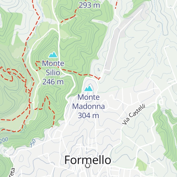 Map of Monte Madonna