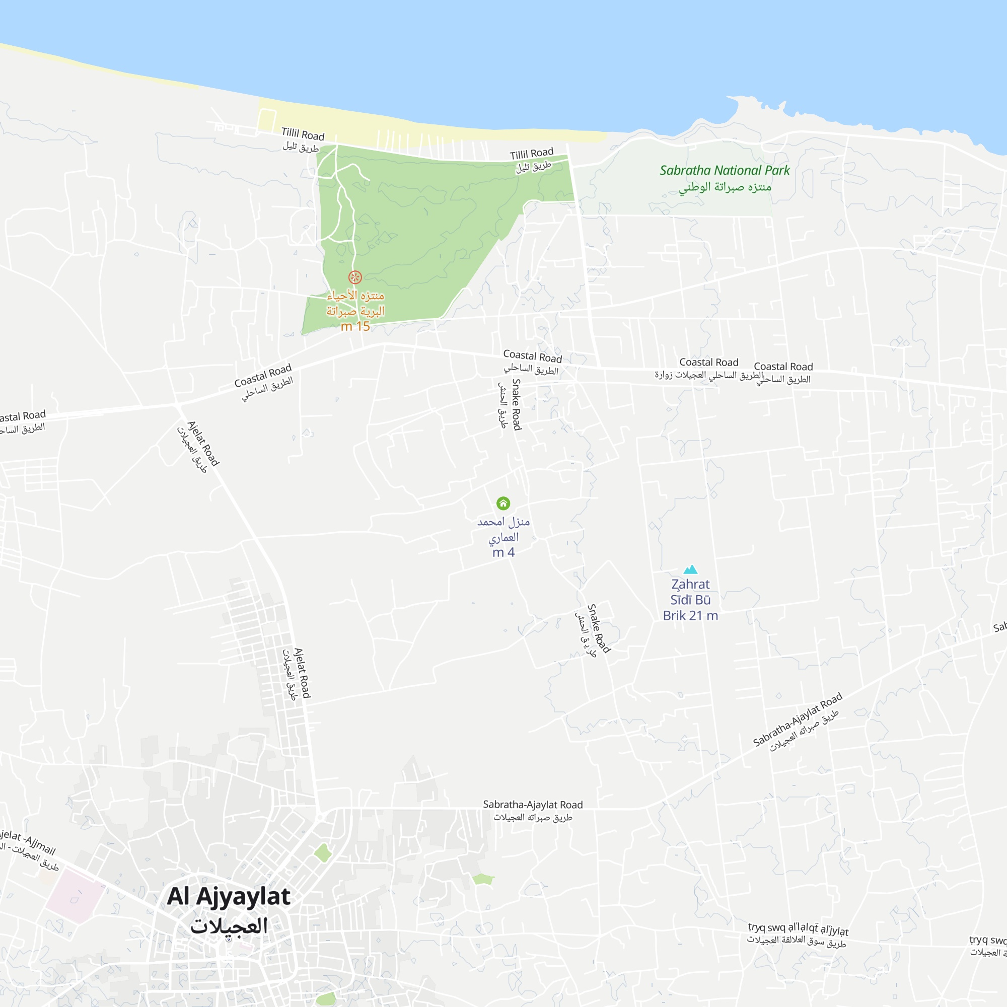 منزل امحمد العماري map