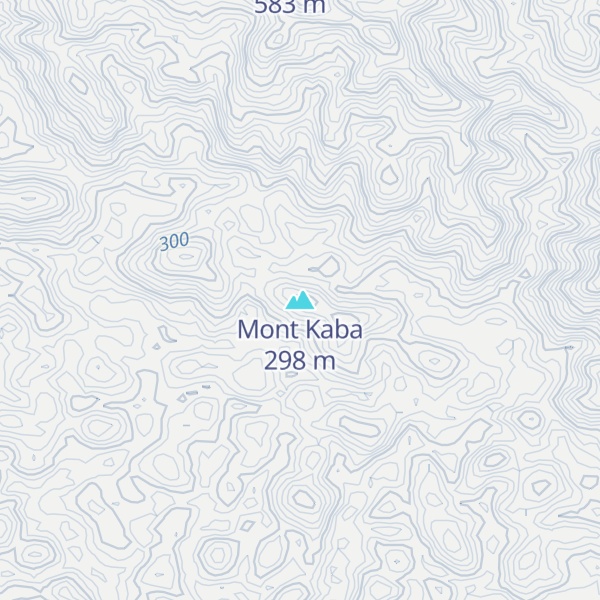 Map of Mont Kaba