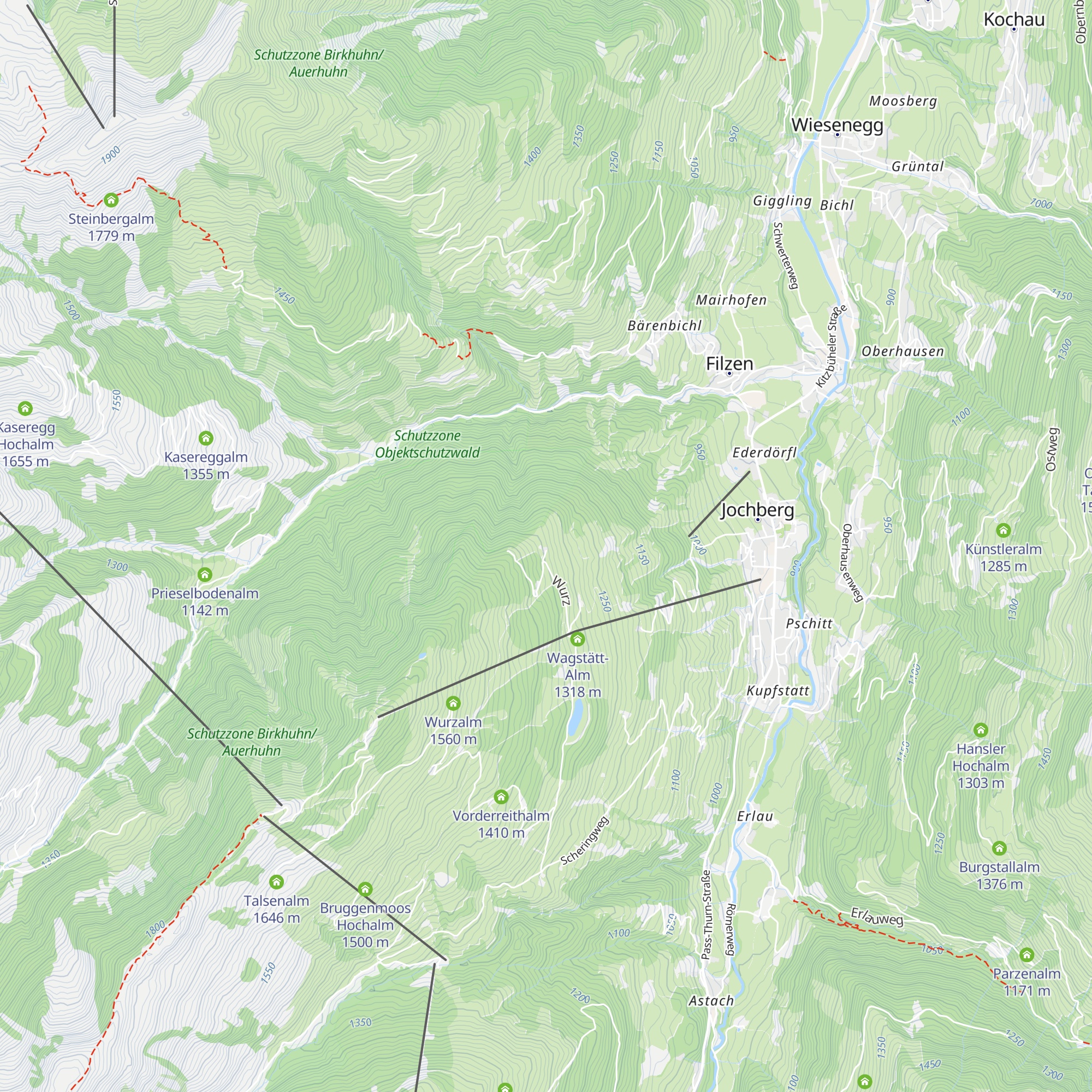 Wurzniederalm map