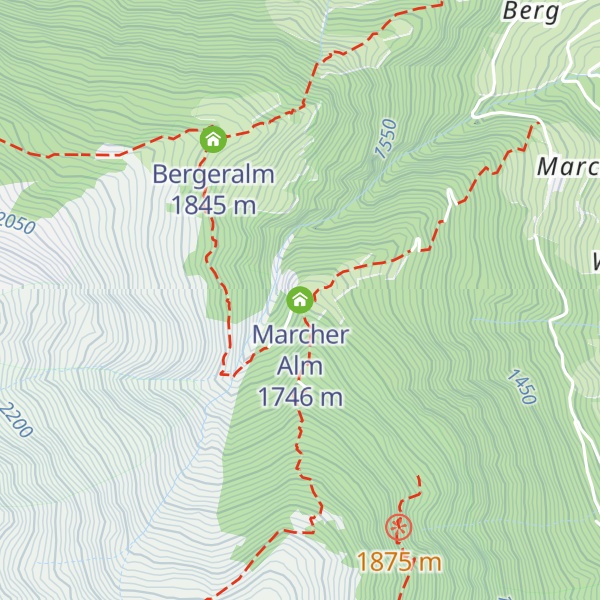 Map of Marcher Alm