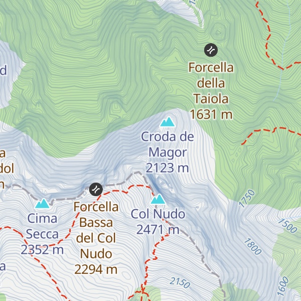 Map of Pala dei Ampes