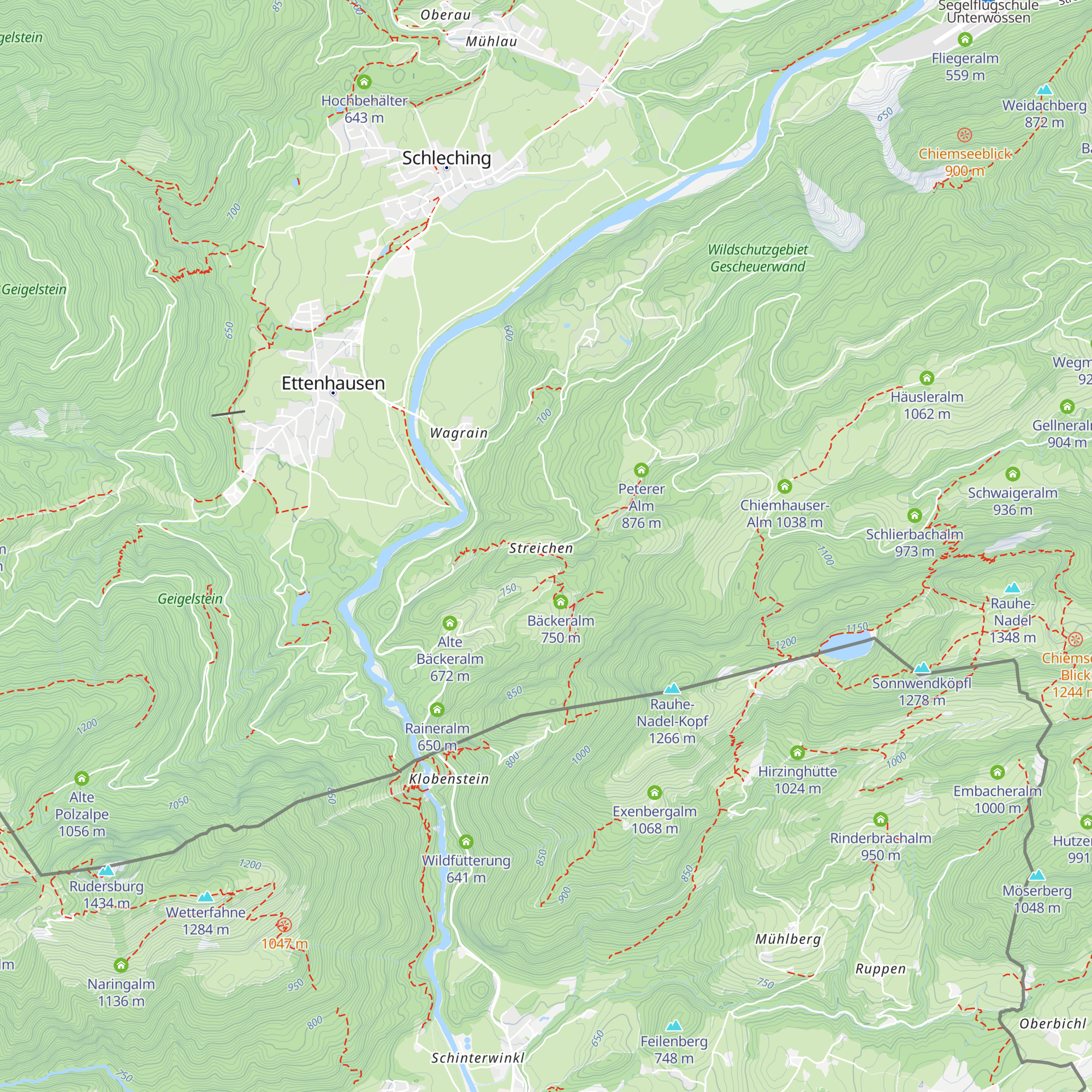 Berggasthof Streichen map