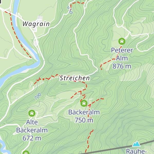 Map of Berggasthof Streichen