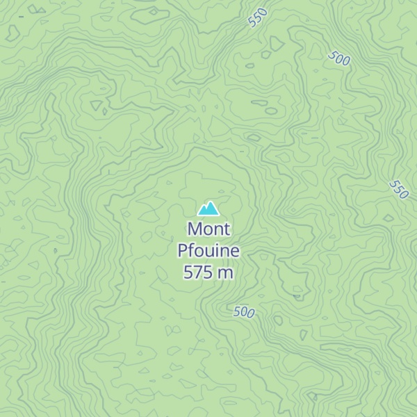 Map of Mont Pfouine