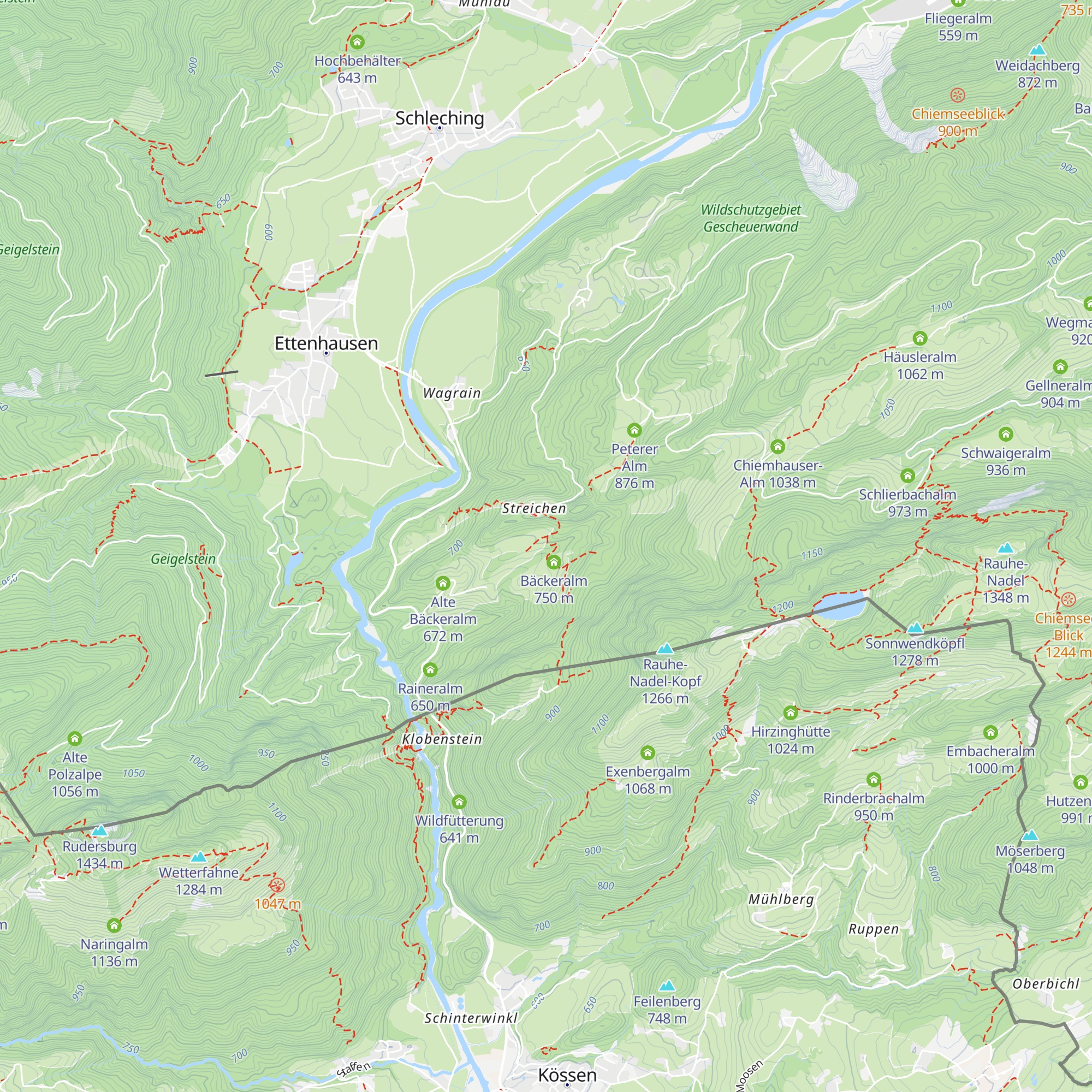 Dorfmülleralm map