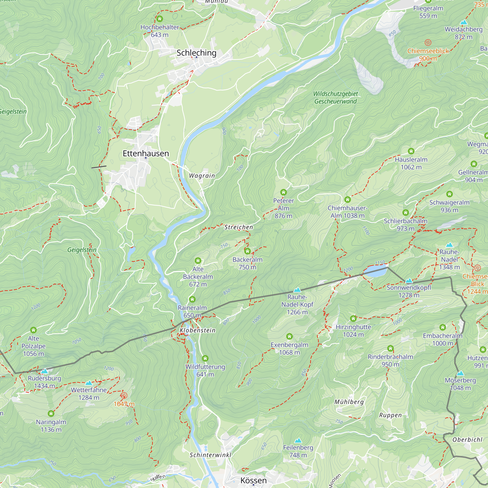 Dorfmülleralm map