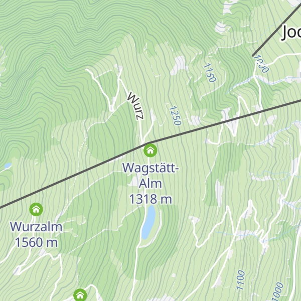 Map of Wagstätt-Alm