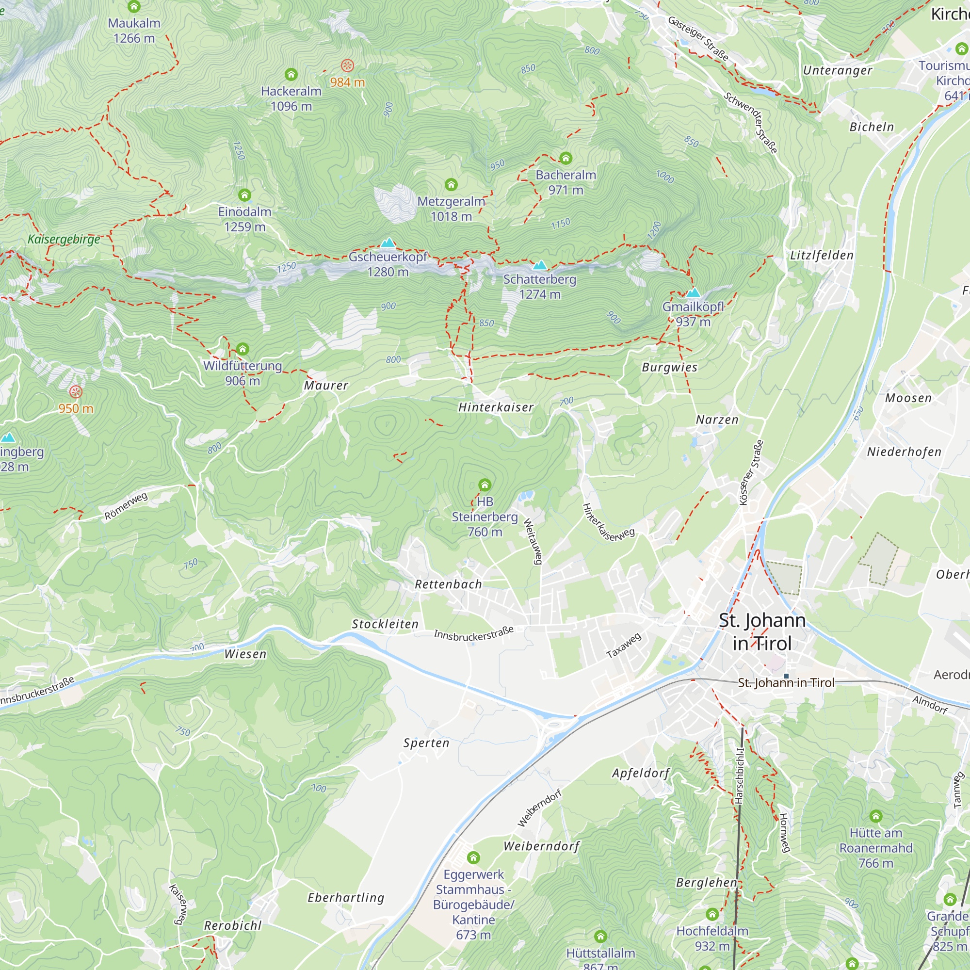 HB Steinerberg map