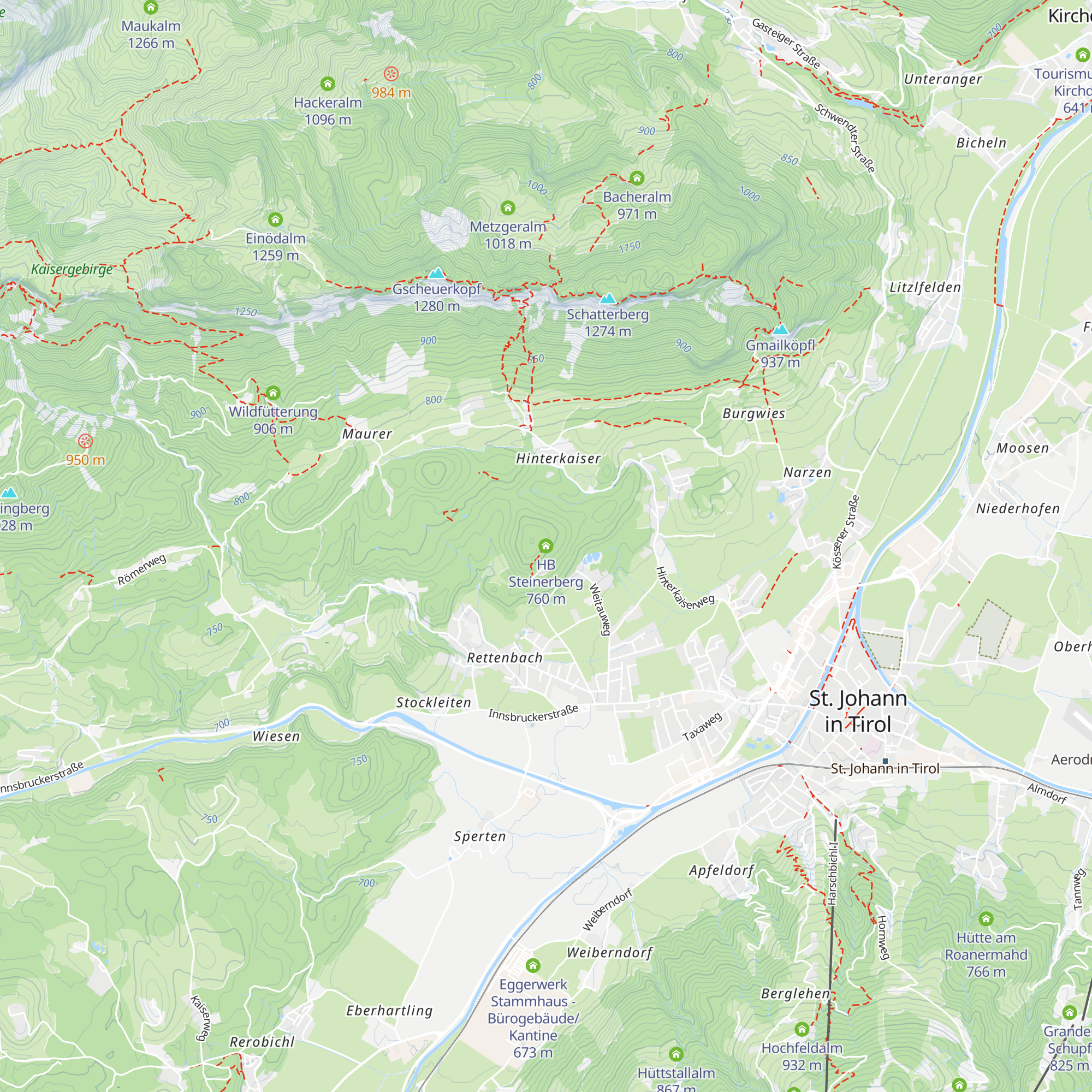 HB Steinerberg map