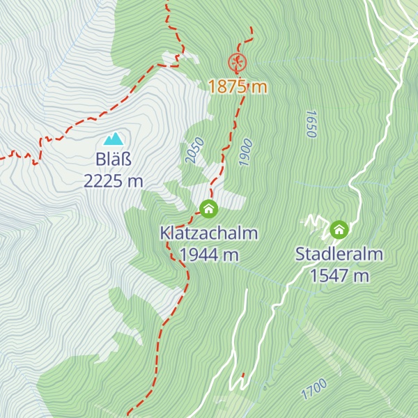 Map of Klatzachalm
