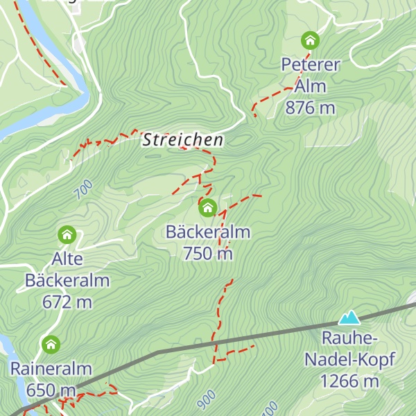 Map of Bäckeralm
