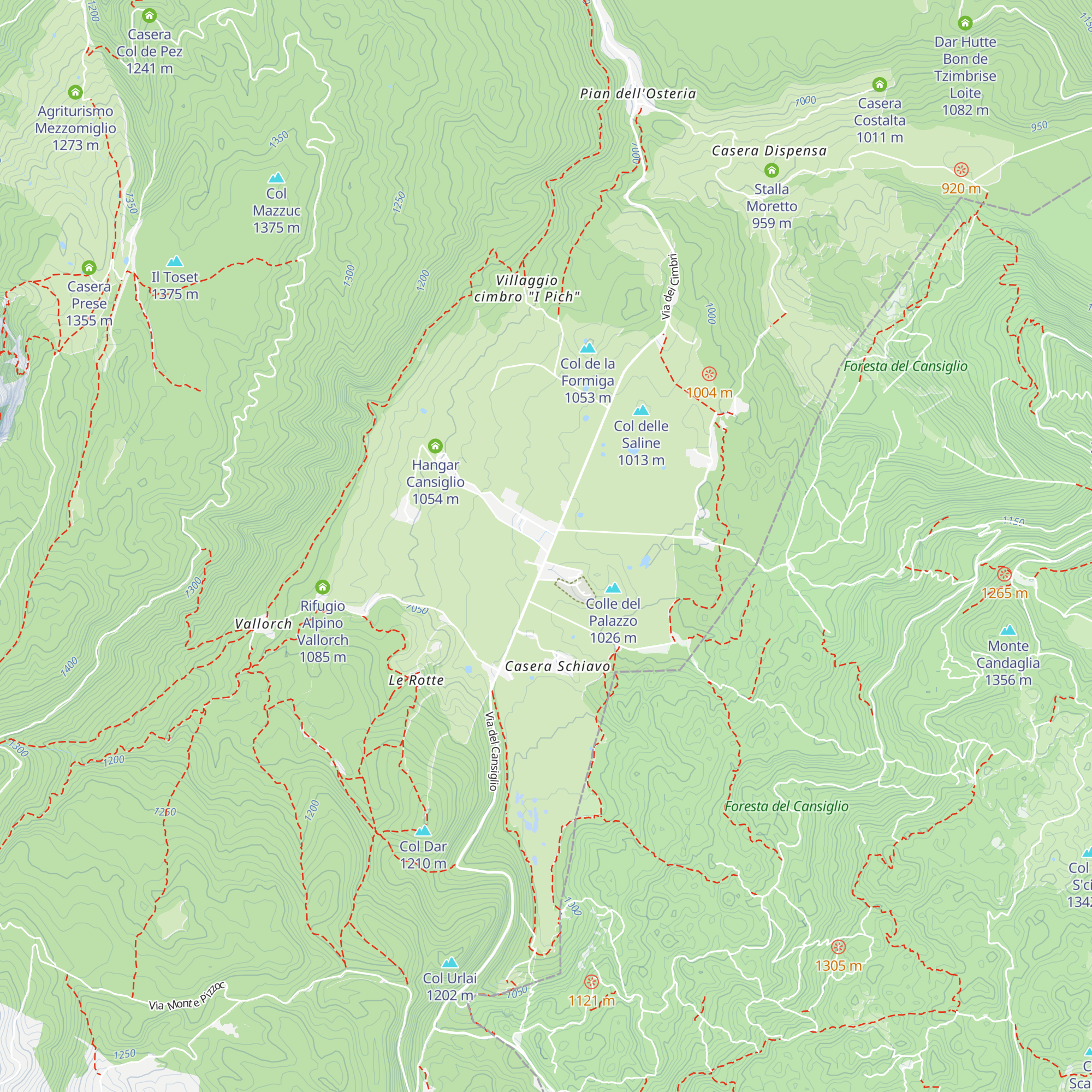 Rifugio Sant'Osvaldo map