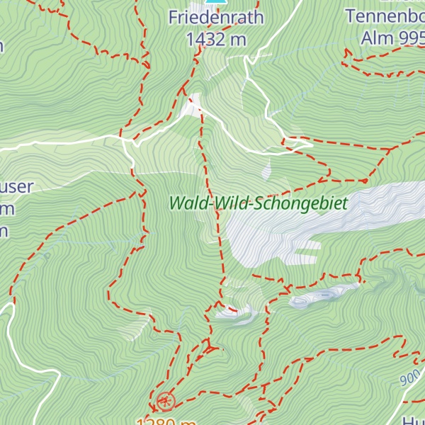 Map of Hochplatte