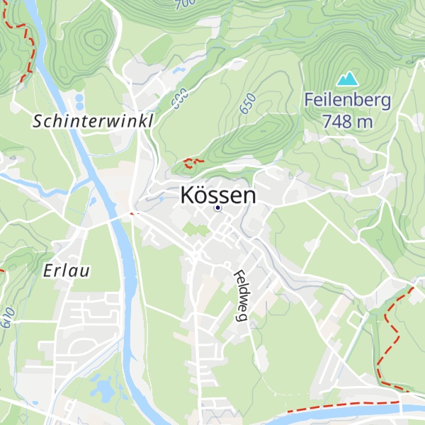 Map of Kössen