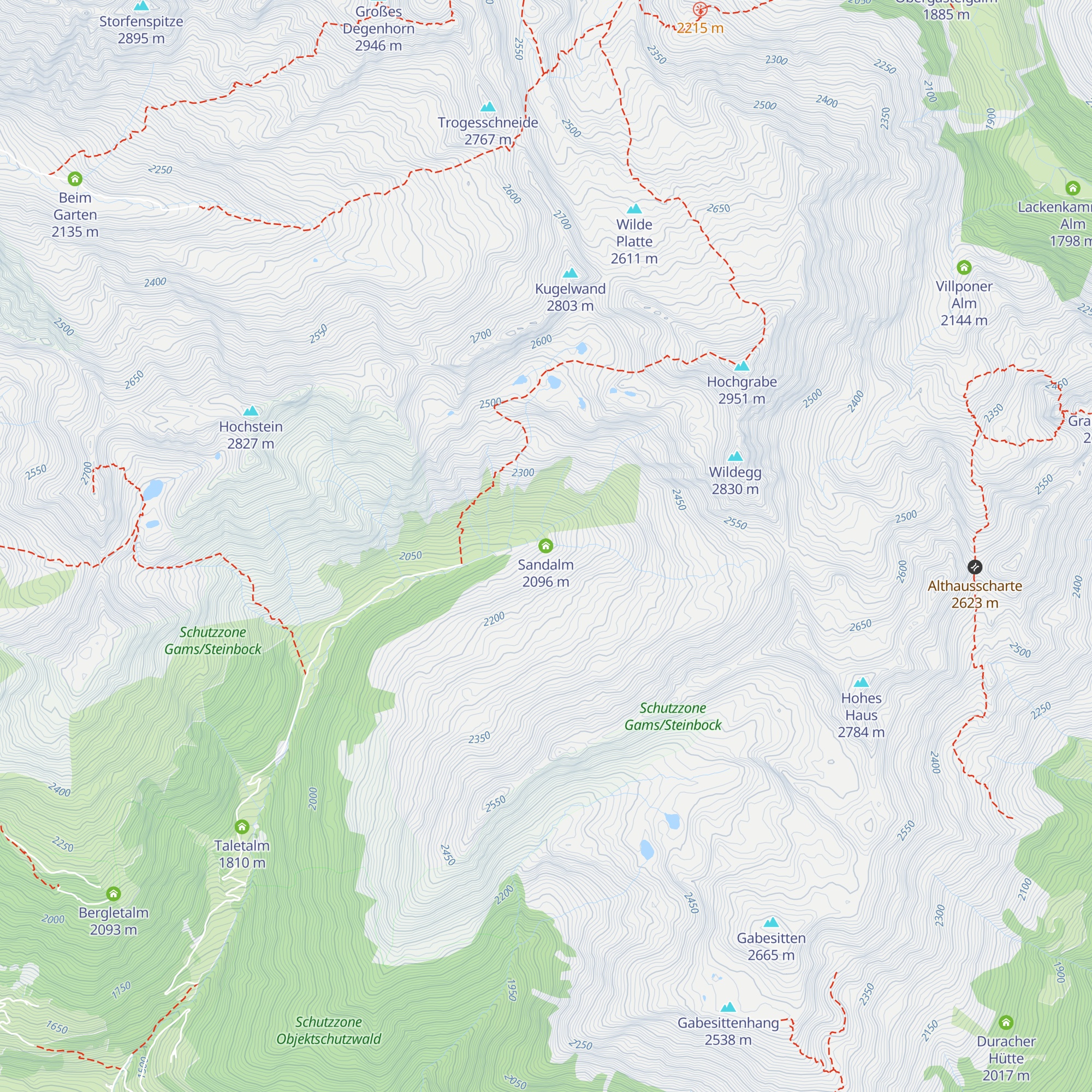 Sandalm map