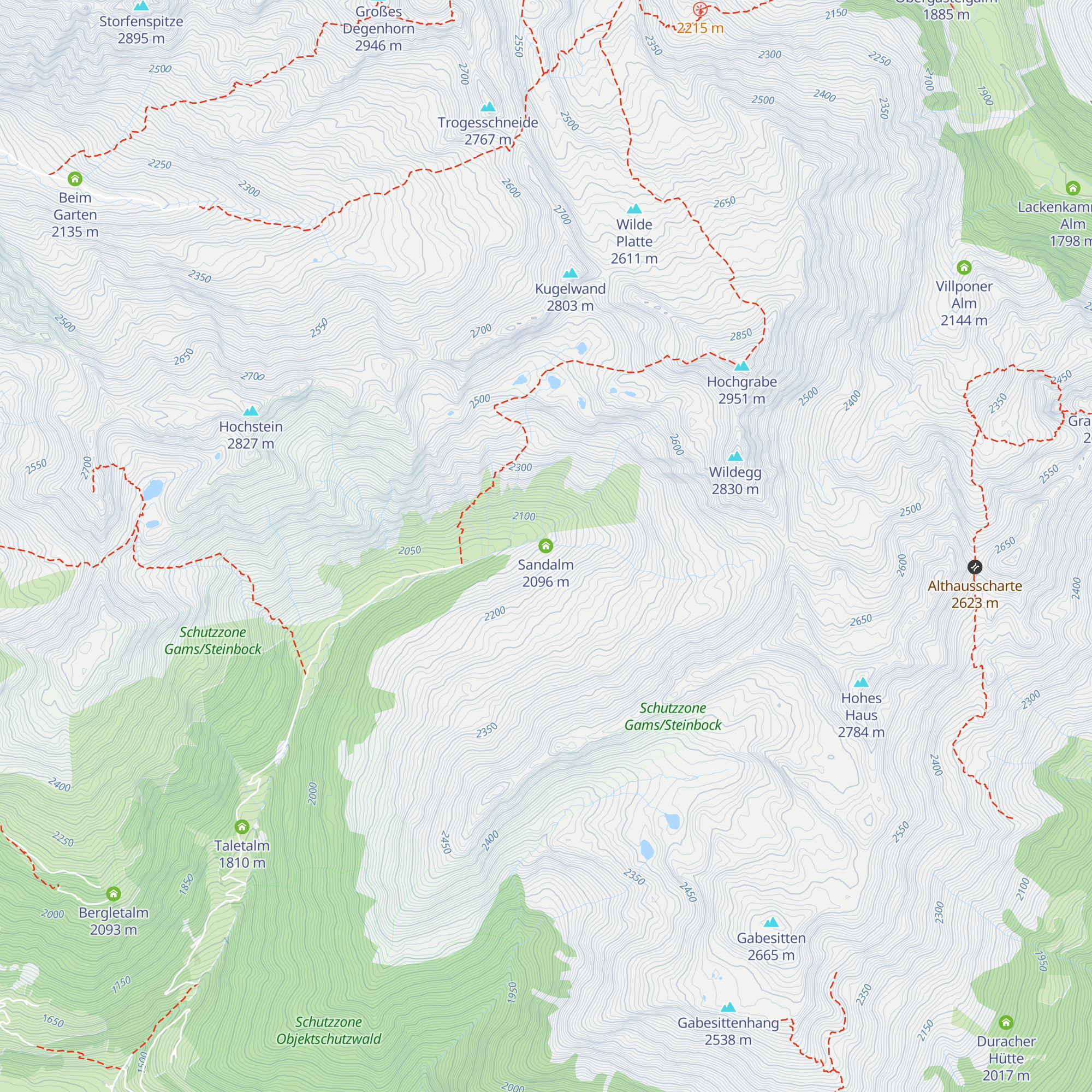 Sandalm map
