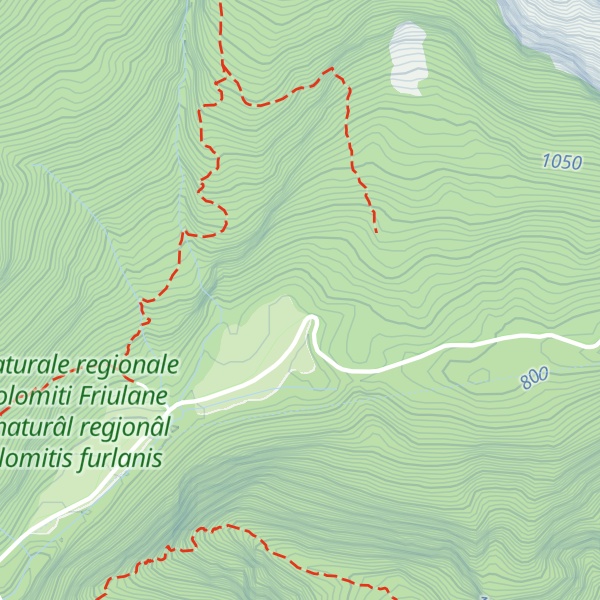 Map of Casa Alpina Mons. Paulini