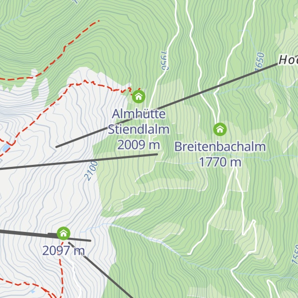 Map of Thurntaler Rast