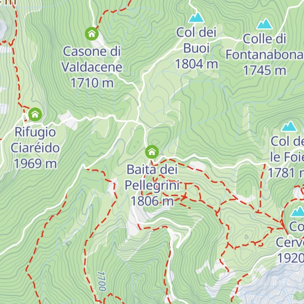 Map of Baita dei Pellegrini