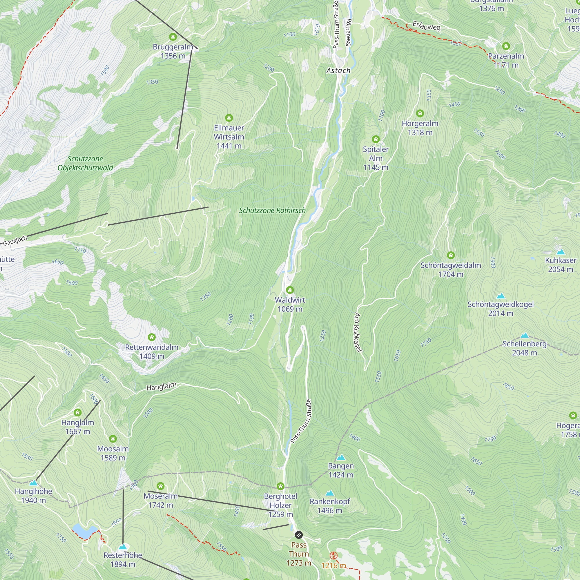 Waldwirt map