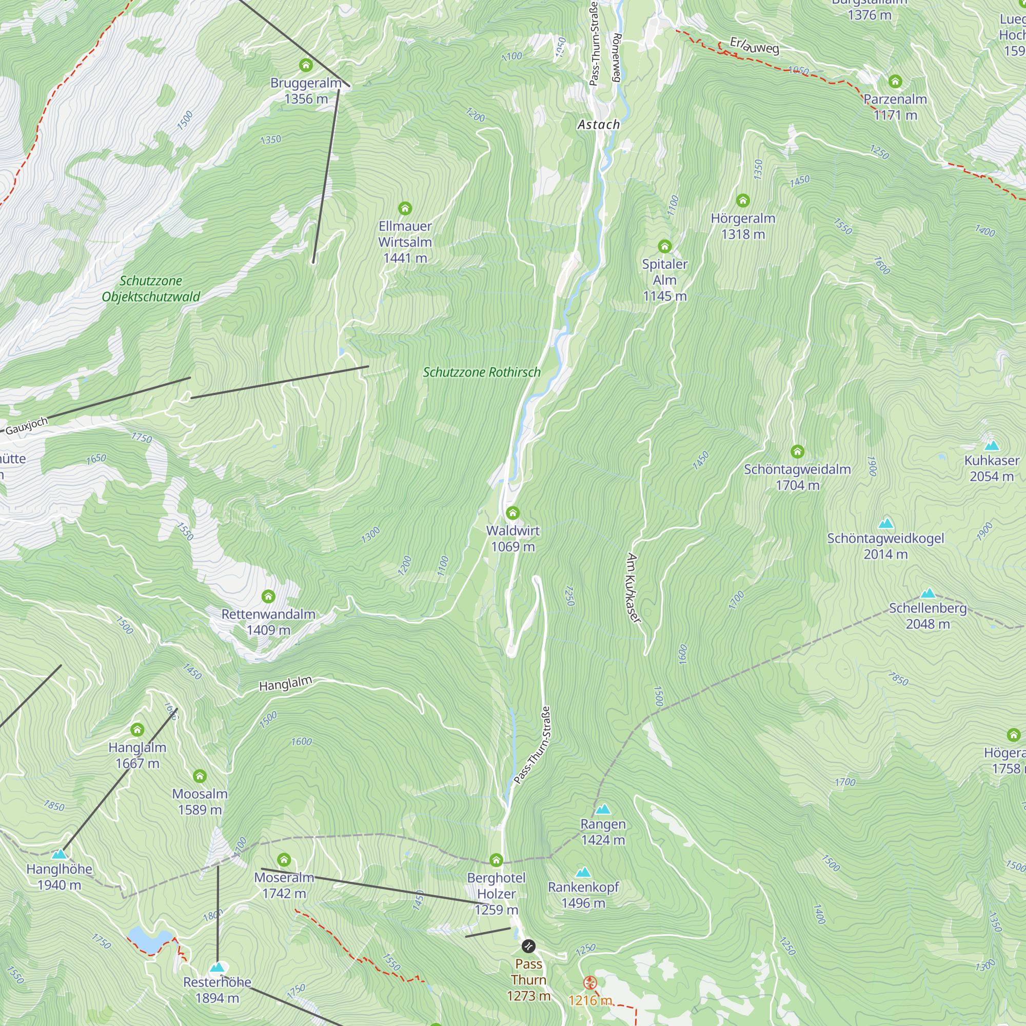 Waldwirt map