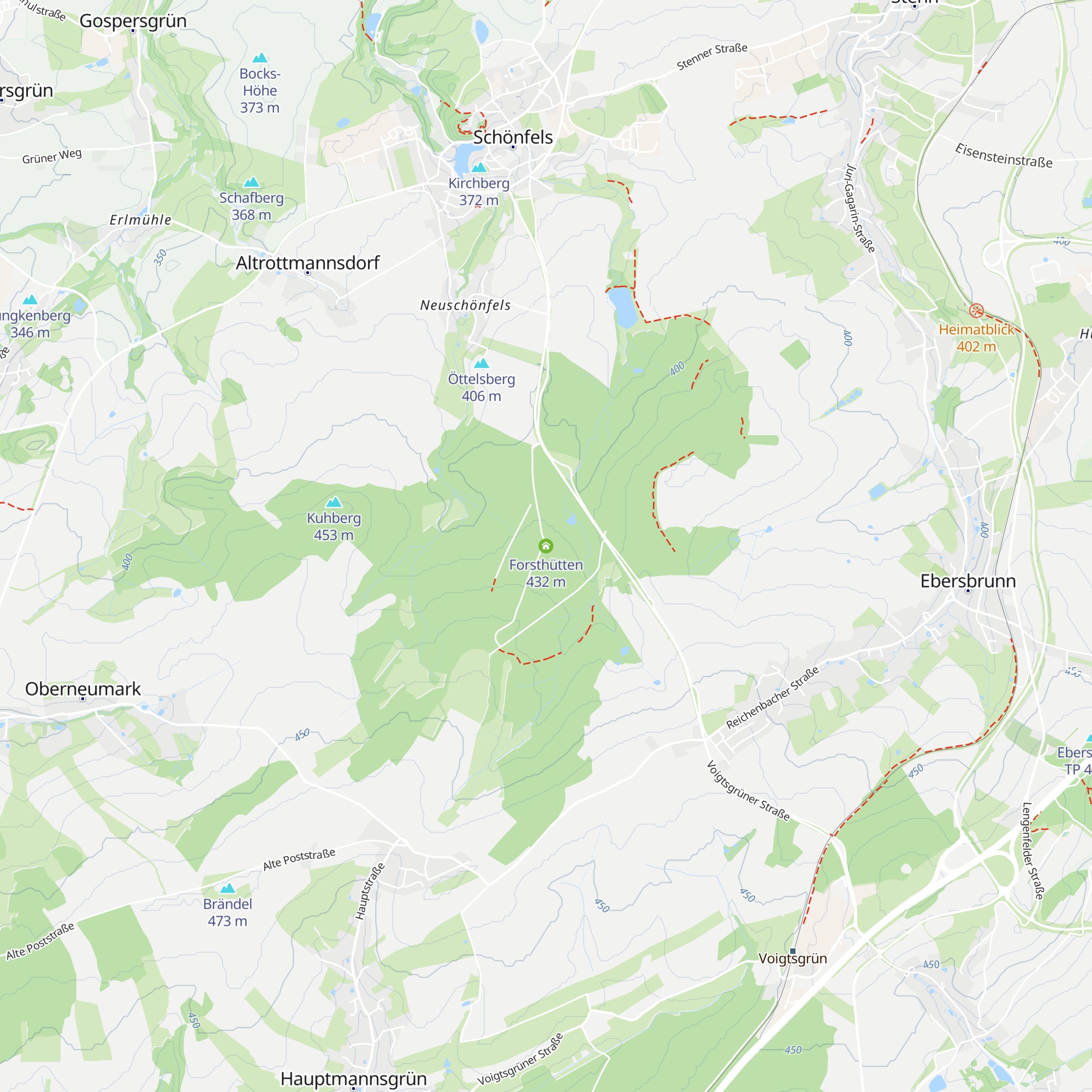 Forsthütten map