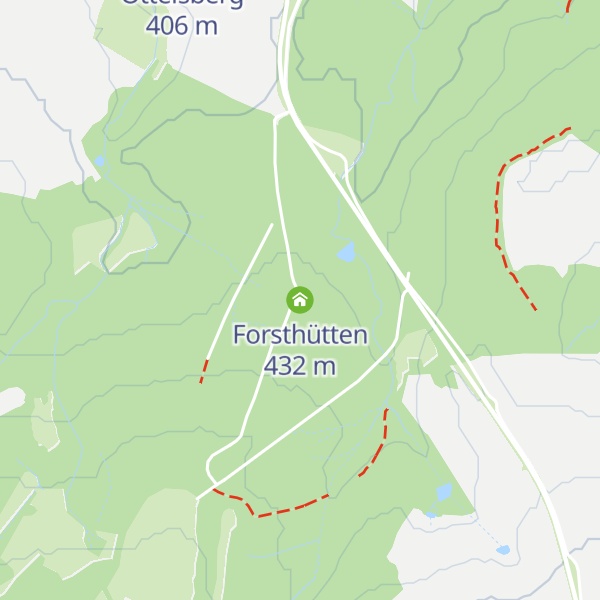 Map of Forsthütten
