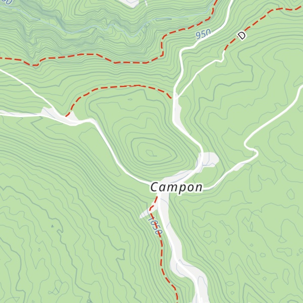 Map of Col Campon