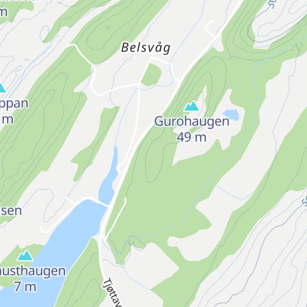 Map of Lislguruhaugen