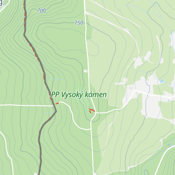Map of Větrná skála
