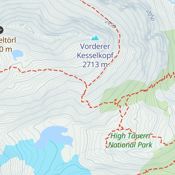 Map of Alte Prager Hütte